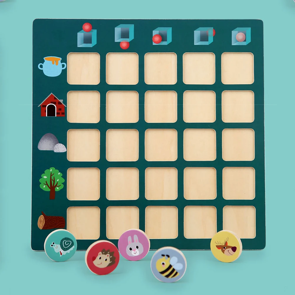 

Деревянная игра найти место игрушки Раннее определение местоположения игрушки игра Дошкольное обучение