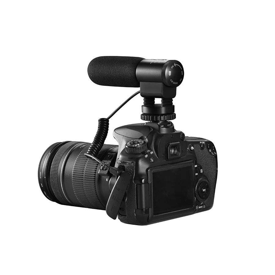 MAMEN MIC-03 микрофон для камеры 3,5 мм аудио разъем конденсаторный микрофон Гиперкардиоидный записывающий микрофон для Nikon Canon sony SLR DV Vlog