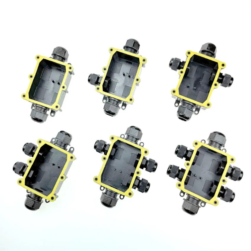 IP68 Two-core Three-core and Four-core Plastic Waterproof Junction Box LED Street Lamp Glued Black Cable Junctio | Обустройство дома