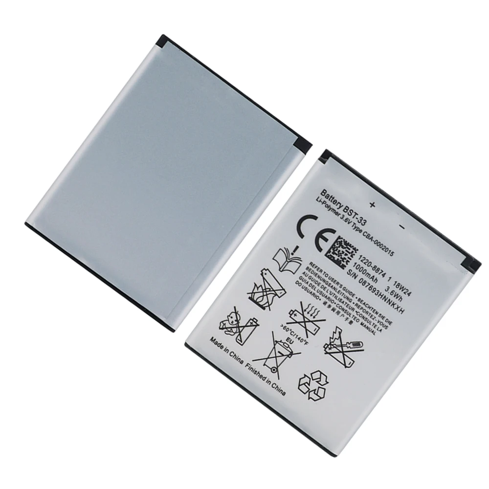 Абсолютно Новый Sony Ericsson W300i W302 W395 W595 W595a W610 W610i W660 W705 W705u BST-33 литий-ионный мобильный