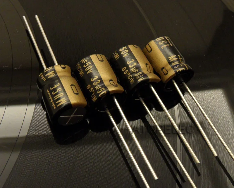Nichicon MUSE KZ 33 мкФ/50 V электролитические конденсаторы Hi-Fi аудио 10 шт. | Обустройство