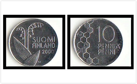 Finland 10 Finney Coin Europe новые оригинальные монеты Unc памятная версия 100% настоящий редкий