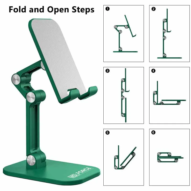 Foldable Desk tablet Mobile Phone Holder Stand mount standing desk adjustable Compatible with Nintendo Switch Xiaomi iphone 12 | Компьютеры