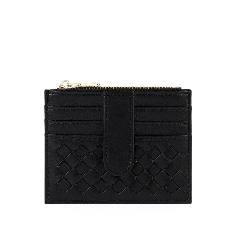 Повседневный многофункциональный кошелек XZP в стиле ретро мягкий женский тканый