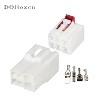 6 pin large small holes large current high power automotive connectors white wiring plug for ignition switch dj7061 4 8 8 1121