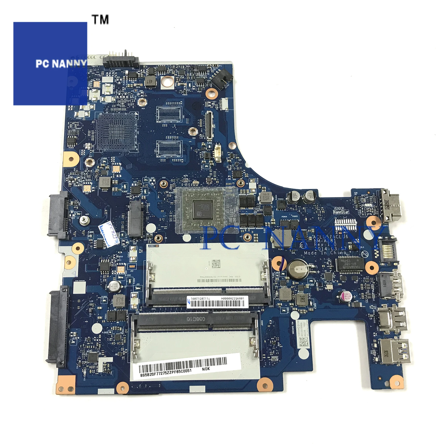 

Материнская плата для ноутбука LENOVO G40-45 DDR3