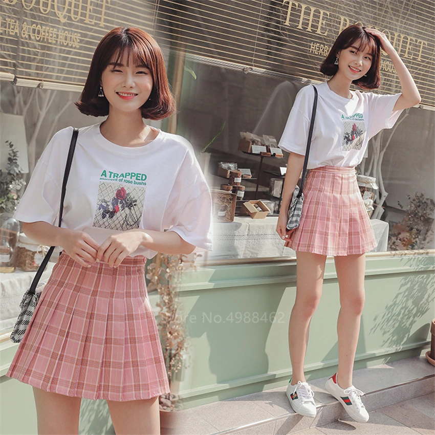 Женская школьная форма в японском стиле юбки для девочек модная одежда Корейском