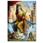 5D алмазная живопись своими руками, красота Египта, леопард и мир, домашний голубь, вышивка крестиком, полная круглая Алмазная мозаика, вышивка N1337