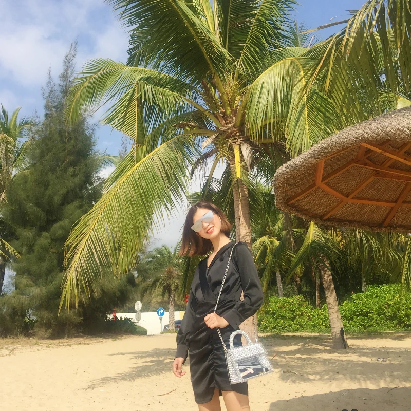 [BXX] Женская сумка акриловая шерстяная через плечо ручные плетеные сумки женские