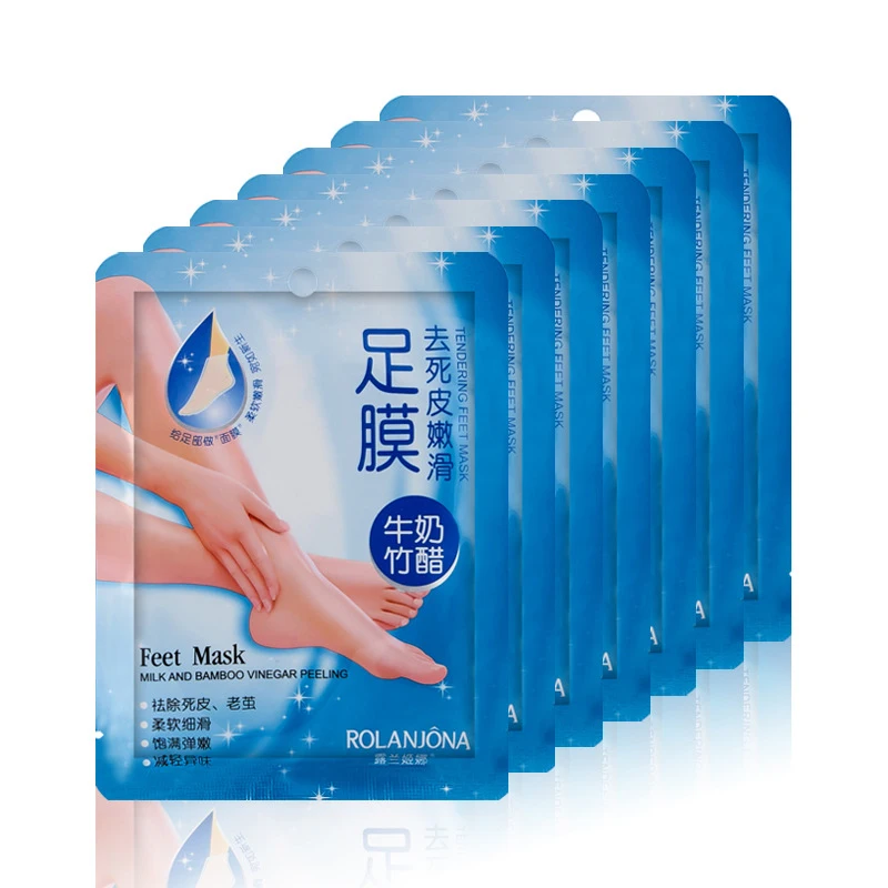 

2pcs=1Pair Dead Skin Remover Foot Mask Peeling Mask Exfoliating Pedicure Baby Feet Masks Heel Foot Care Mask