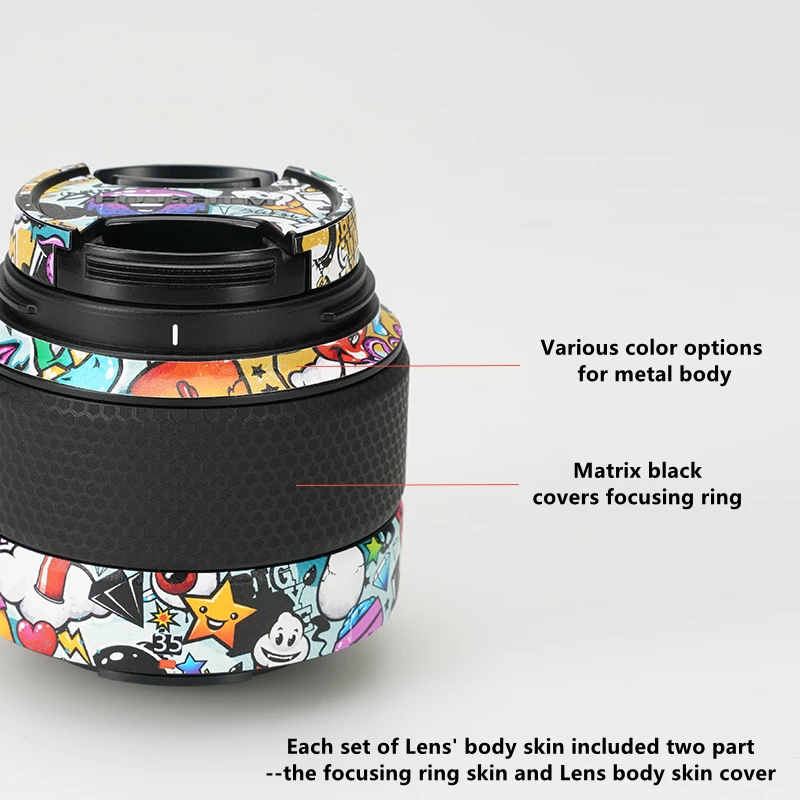 Наклейка для объектива Fuji xc35 мм F2 Защитная пленка FUJIFILM Fujinon | Электроника