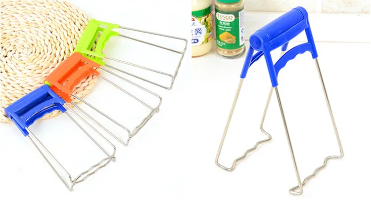 Кухонный гаджет зажим для чаши из нержавеющей стали миска горшка