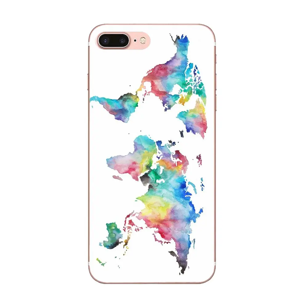 Уникальная цветная винтажная карта мира на защелке для sony Xperia Z Z1 Z2 Z3 Z4 Z5 compact Mini M2 M4