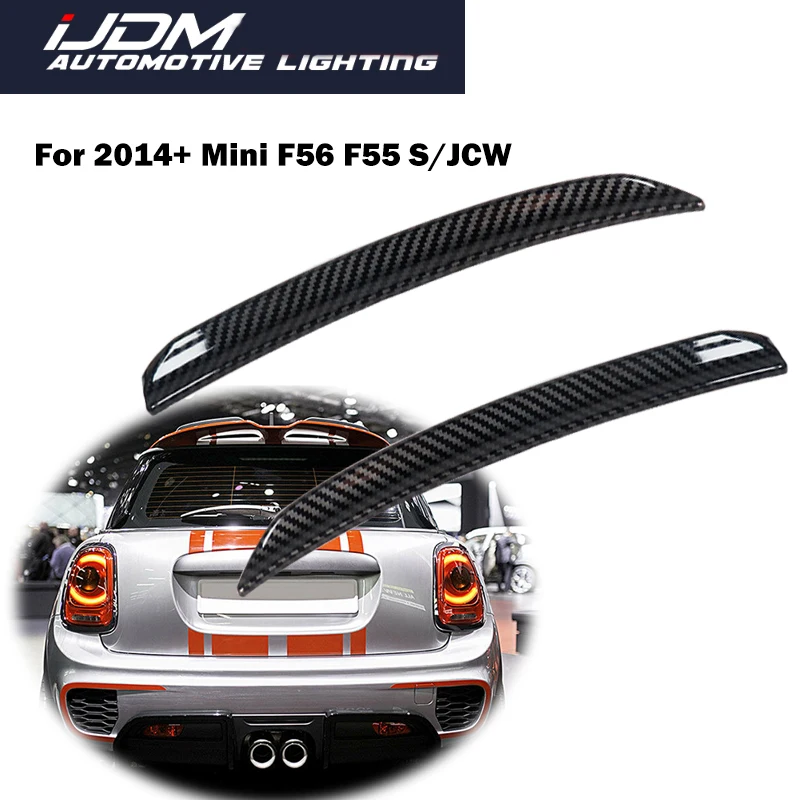 IJDM для 2014-up MINI COOPER F55 F56 S / JCW Спортивный красный/углеродное волокно отделка заднего