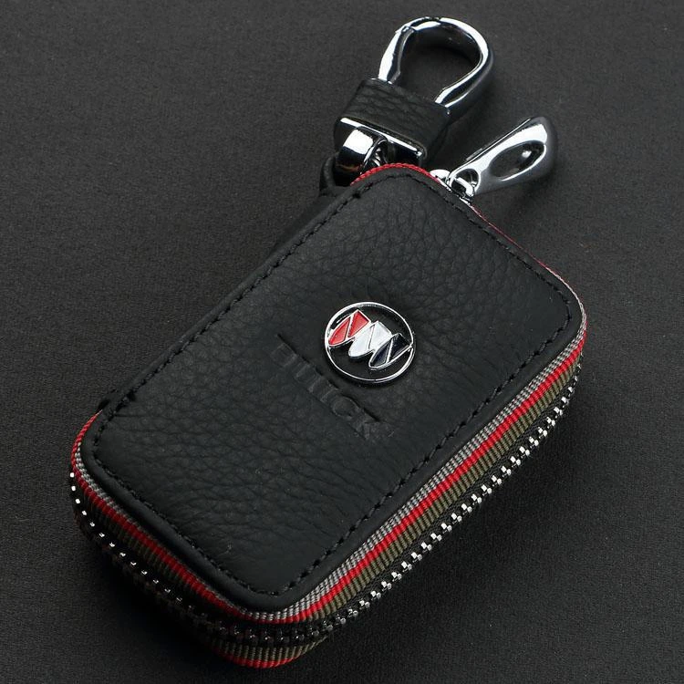 Новинка мужской кожаный чехол для ключей от Buick металлический брелок стайлинга