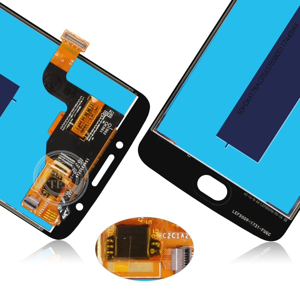 Для Motorola MOTO E4 LCD для XT1766 дисплей дигитайзер сенсор стекло объектив панель экран