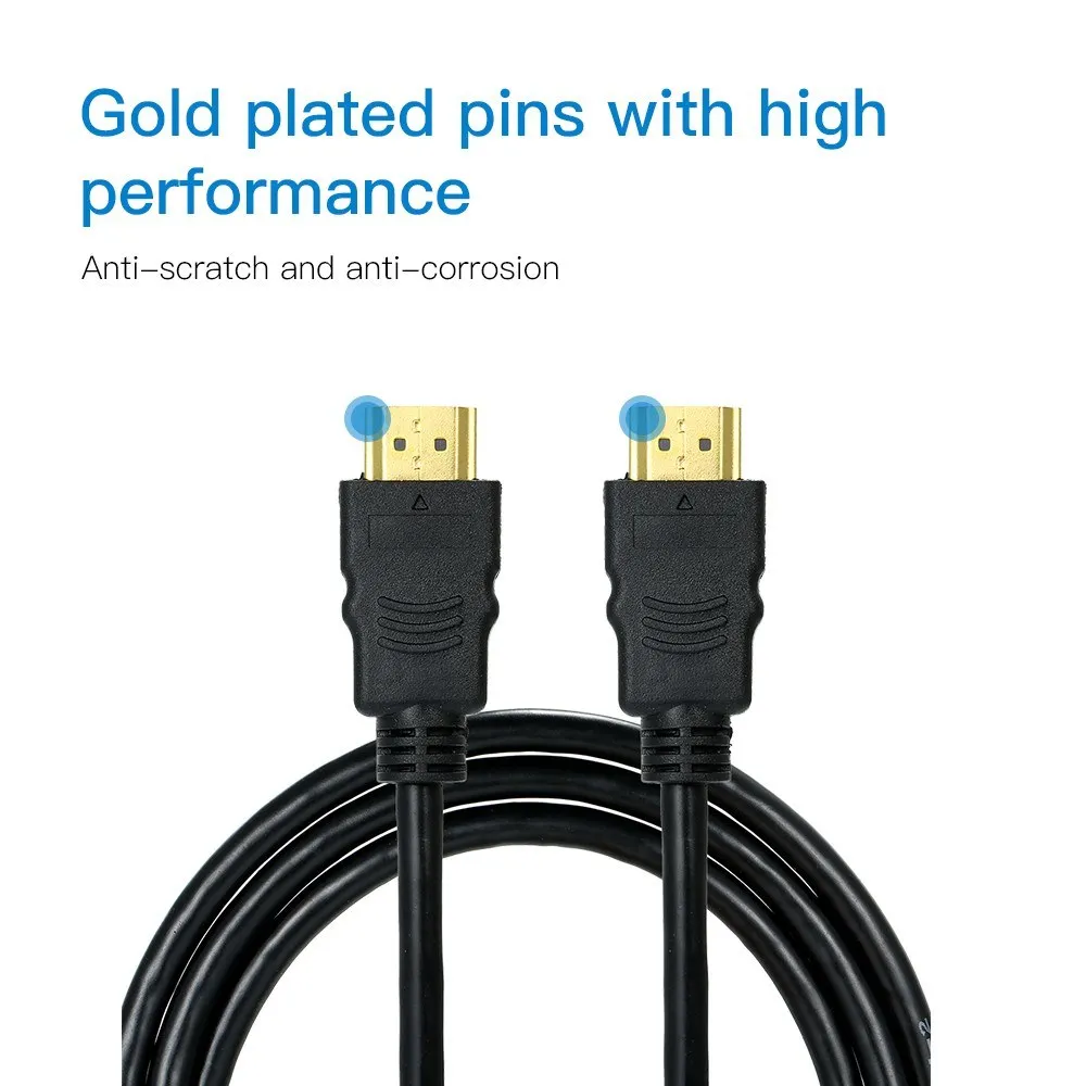 3 в 1 кабель HDMI папа к мужчине провод + микро HD адаптер мини 5 м|Кабели HDMI| |