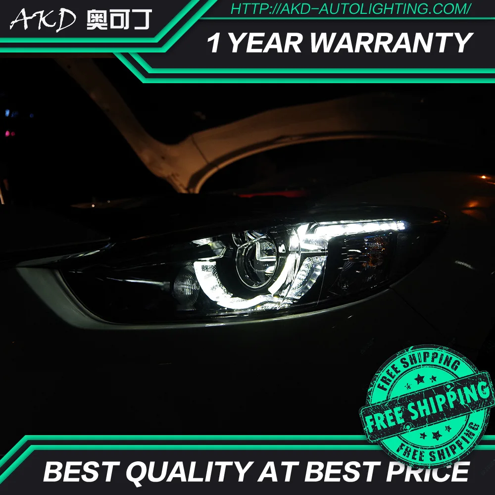 АКД автомобильного тюнинга фара для Mazda 6 Atenza 2013-2016 светодиодные фары DRL