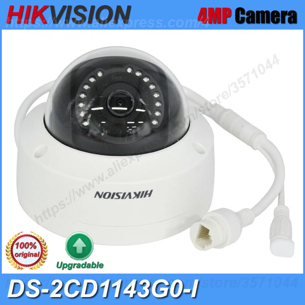 Оригинальная внешняя купольная IP-камера Hikvision DS-2CD1143G0-I 4 МП H.265 английская