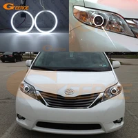 for toyota sienna 2011 2012 2013 2014 2015 2016 2017 2018 excellent ultra bright ccfl angel eyes halo rings kit car accessories