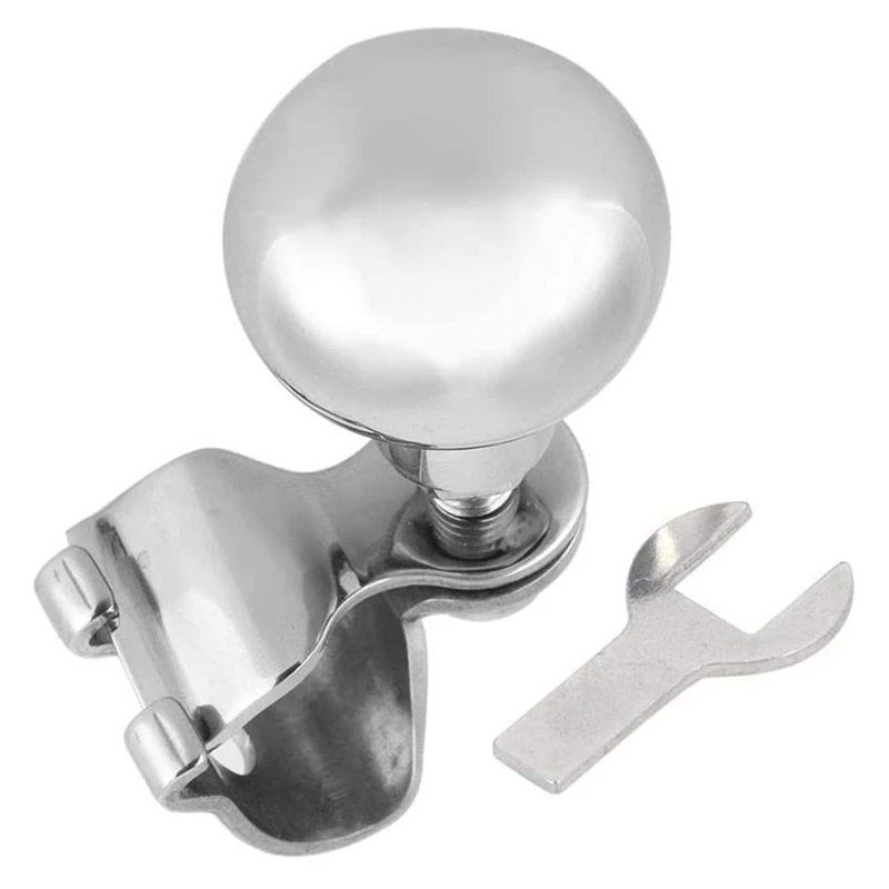 

Stainless Steel 316 Marine Steering Wheel Knob, Yacht Handle Ball, Steering Wheel Knob, Steering Aid
