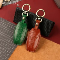 top layer leather car key case cover for byd surui qin song g6 g5 s6 s7 f6 l3max sirui iscri dynasty tang dm 2018 with keychain
