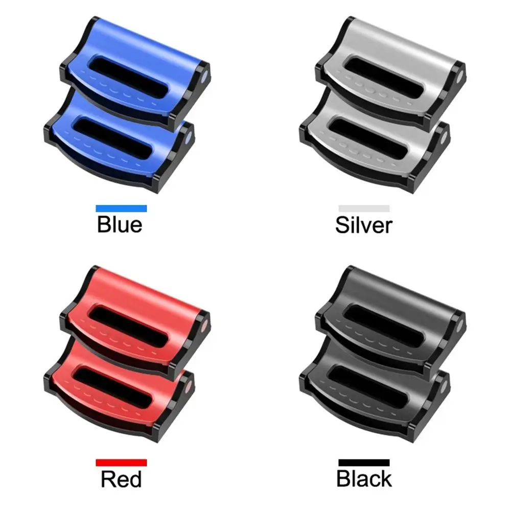 

2PCS Fixing Car Safety Universal Stopper Adjuster Clip Seat Belt Buckle Auto Stopper Buckle Clip Seatbelt