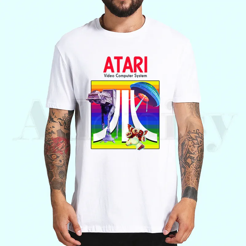 Футболки для любителей аркадных игр Atari весенние топы летние футболки мужчин и