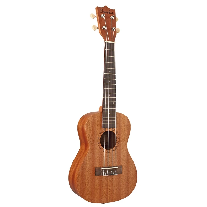 

Burks Ukulele 23 Inch 15 Frets Sapele Concert Ukulele Guitar Rosewood 4 Strings Hawaiian Guitar Musical Instruments