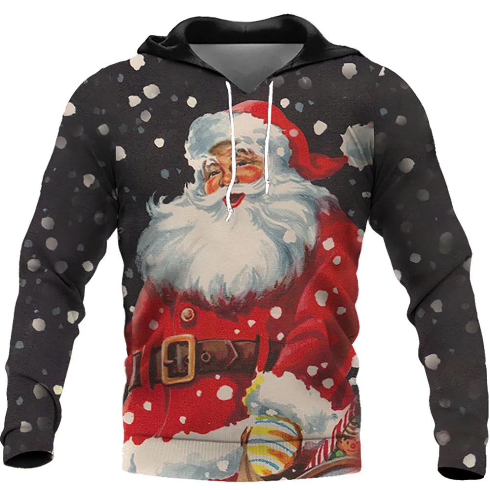 Новинка 2021 Рождественская версия толстовка с 3D принтом для мужчин и женщин
