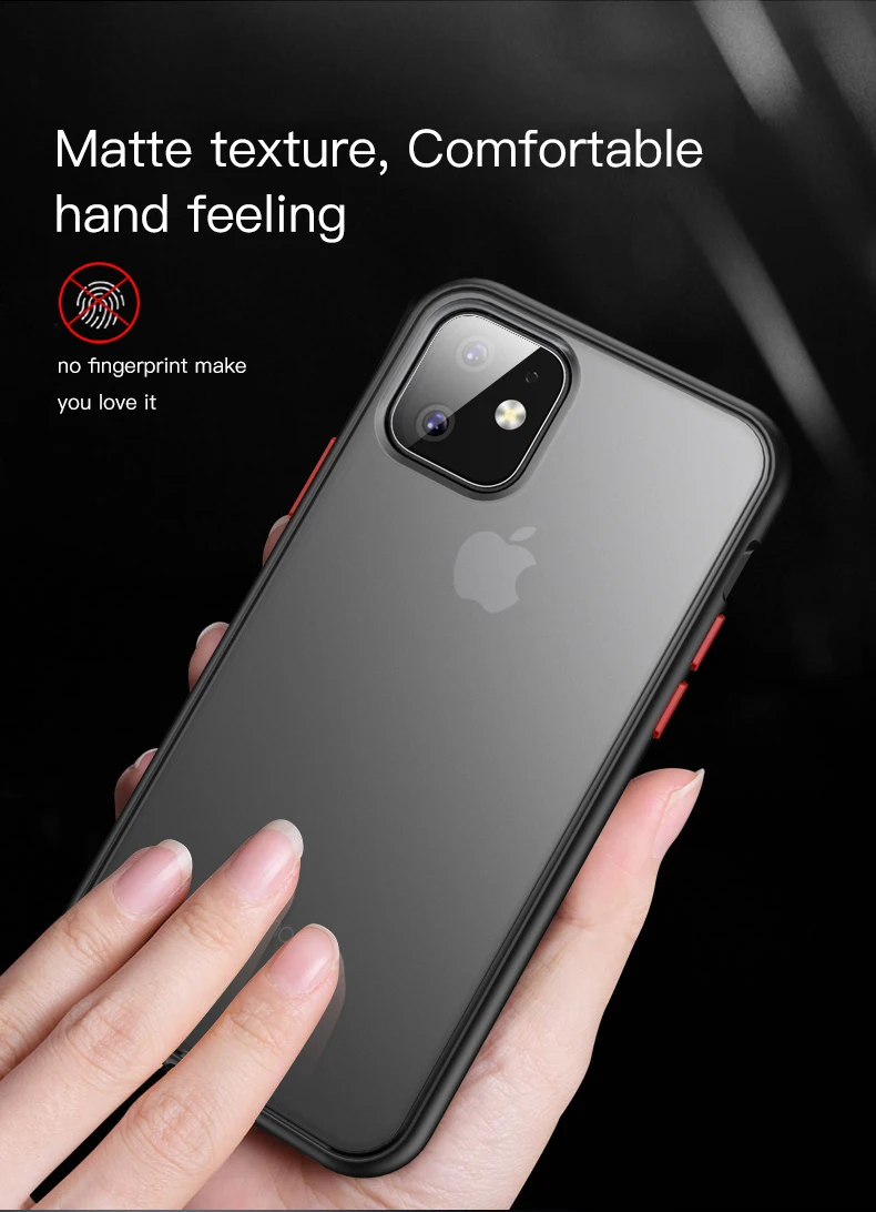 Роскошный Матовый чехол LUPHIE для iPhone 11 Pro Max, противоударный чехол для, iPhone 11, 5,8, 6,1, 6,5 дюймов, чехол s Coque Funda