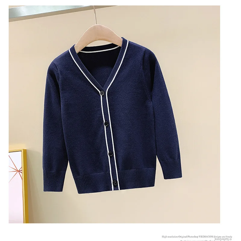 Детская одежда свитер для мальчиков кардиган маленьких девочек сезон осень-зима