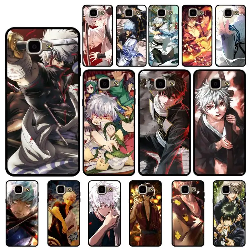 

YNDFCNB Japanese Anime Gintama Phone Case for Samsung A6 A7 A8 A10 A20 A21 A30 A30s A31 A40 A50 A51 A52 A70 A71