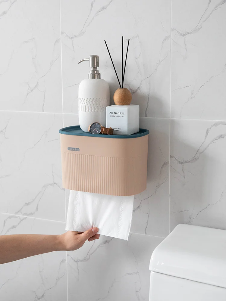 Креативная коробка для туалетной бумаги полотенец полка домашняя туалетная