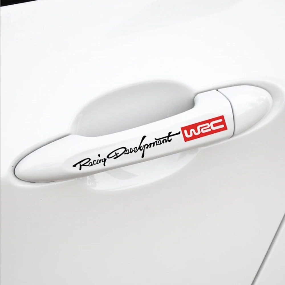 4pcs/set Car-styling WRC Logo Door Handle Reflective Stickers for Mazda 2 3 5 6 CX-3 CX-4 CX-5 CX5 CX-7 CX-9 Atenza Axela | Автомобили и