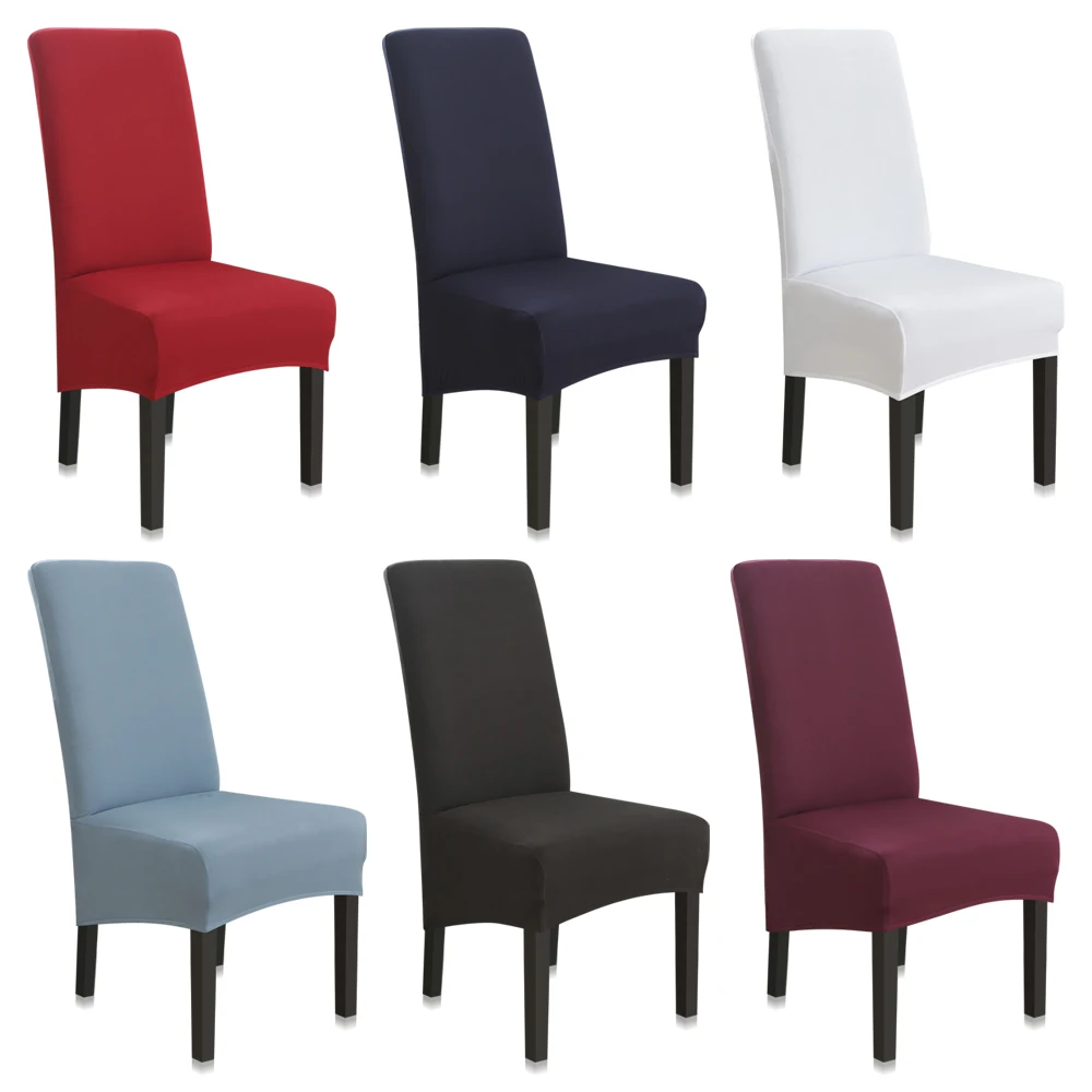 1/2 шт. одноцветная чехлы на кресла стрейч сиденья Сменные Чехлы большие