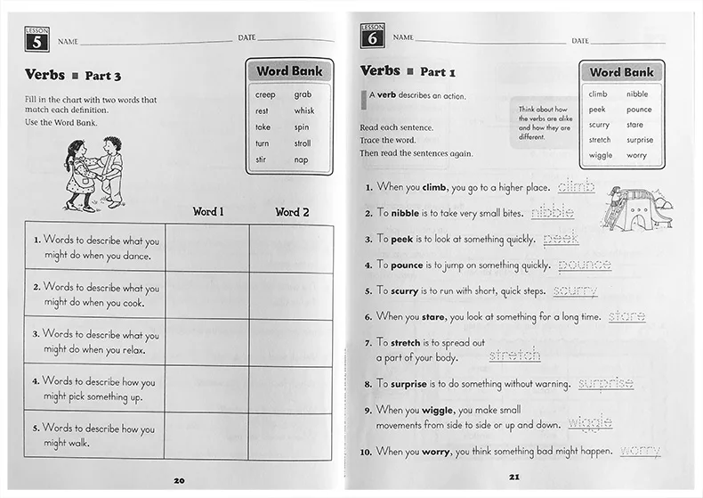 

240 Vocabulary Words Kids Need To Know: Grade 2 Scholastic Exercise Book