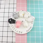 Мяч-антистресс, Сжимаемый Моти, поднимающийся игрушечный мини-котенок, мягкий липкий Сжимаемый котенок, игрушка для снятия стресса, забавный подарок