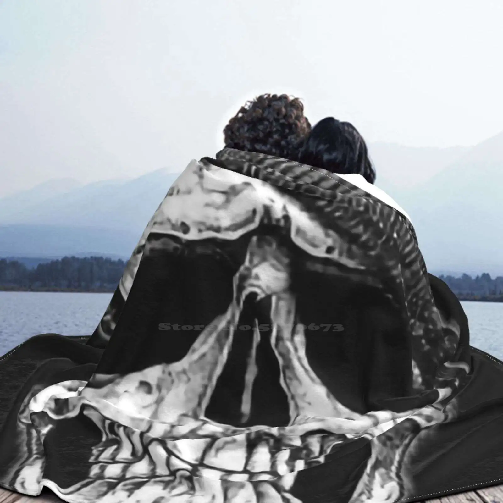 S низкая цена новый принт Новинка модное мягкое теплое одеяло логотип черный и