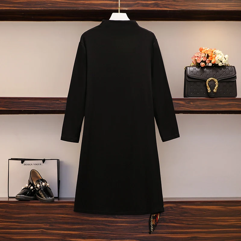 Женское осеннее платье футболка с леопардовым принтом в стиле пэчворк женское