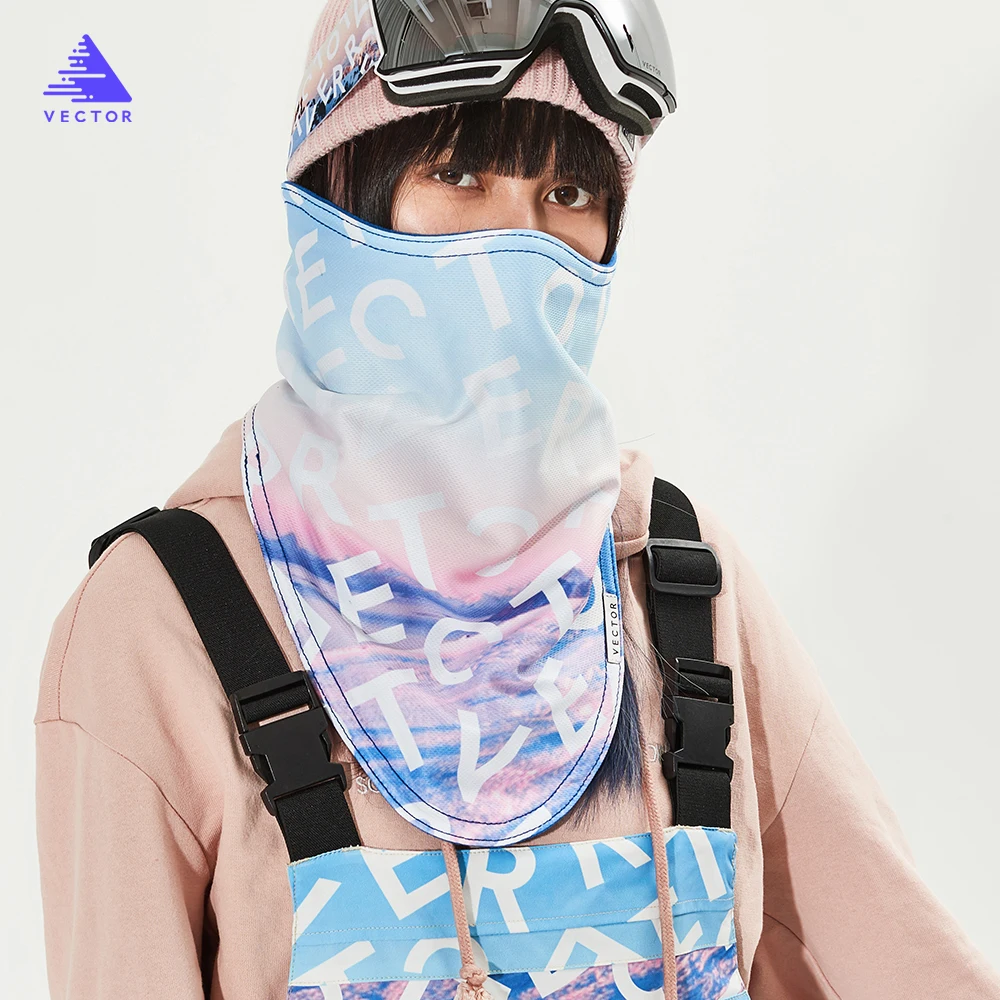 Унисекс вектор 2020 Зимняя Теплая Лыжная велосипедная маска сноуборд спорт на