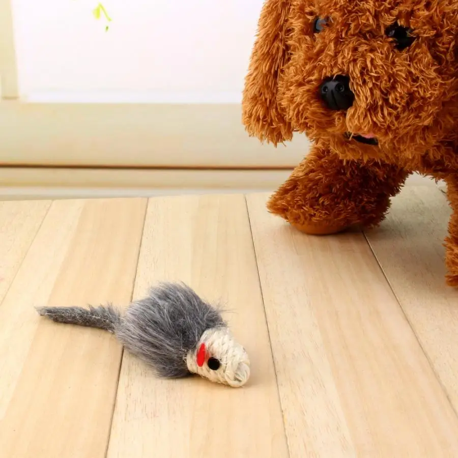 High Quality Pet Cat Toy Mouse Shape Fur Rabbit Mouse Cat Toy Catnip Pet Toys Best Gift cat supplies