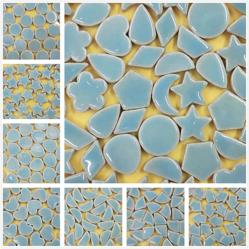 Нестандартная мозаичная плитка из керамики лист сердце звезда Мозаика DIY