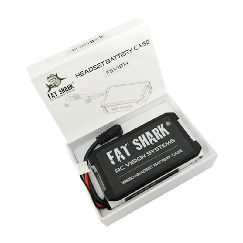 18650 Headset Battery Case For FATSHARK RC Version Systems Box FSV1814 FAT SHARK HD2/HD3 Goggle Glasses Parts | Игрушки и хобби