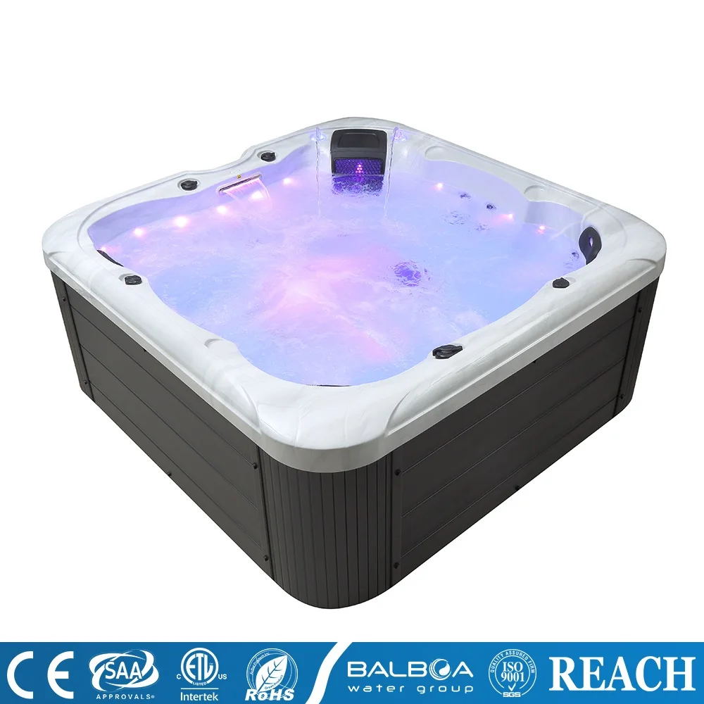 Уличная гидромассажная Ванна с нагревателем и озоном 6 человек 36 струй|Ванны