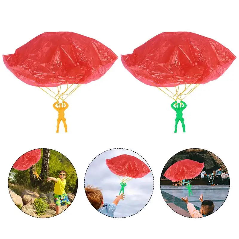 6 шт. игрушечные парашюты метания под водой парашют на открытом воздухе Детские