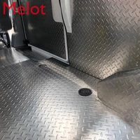 modification accessories chase stainless steel floor car aluminum interior carriage iron sheet truck foot mat high quality