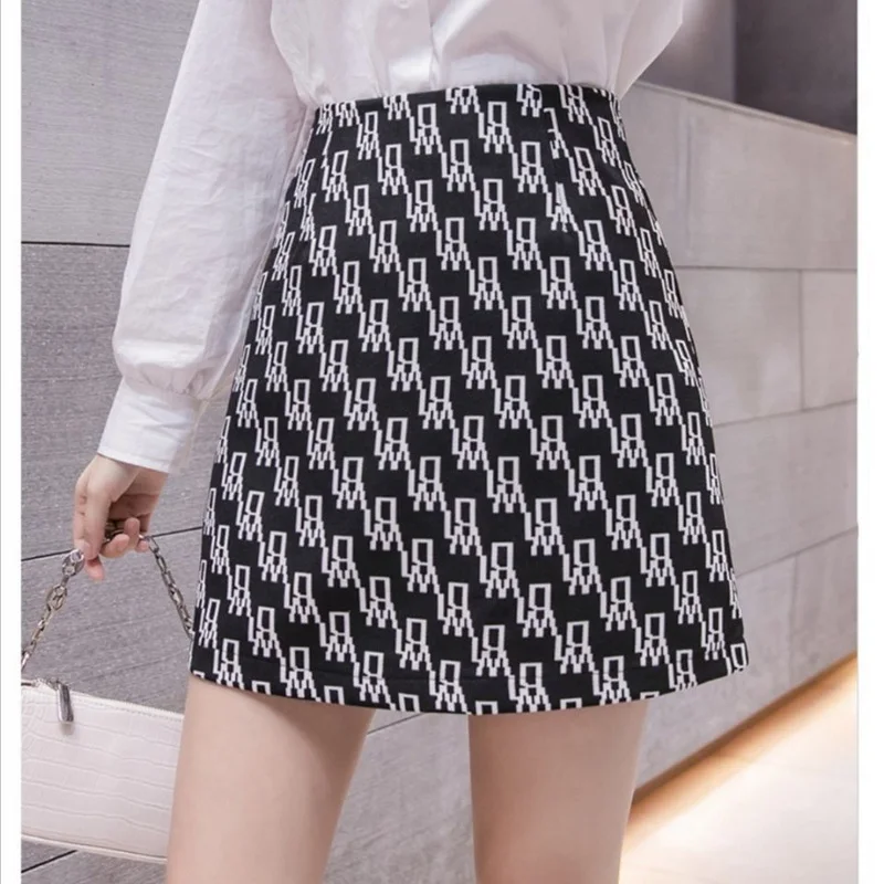 

FESTY KARY Cute Women Summer Skirts 2021 Printed A Line Sweet Casual Skirt for Girls High Waist Mini Skirt Women