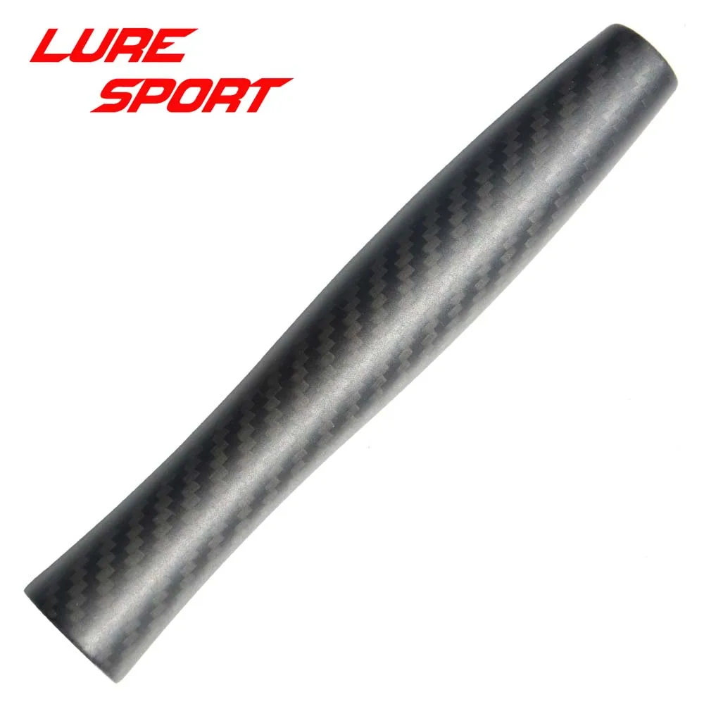 LureSport 2pcs woven carbon 17cm fly rod Grip 3K carbon  handle Rod Building component Rod Repair DIY blank
