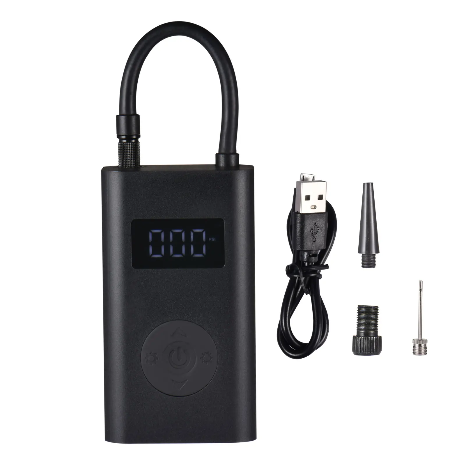 Motorcycle Tire Iator Power Bank With Led Display Sos Flashlight